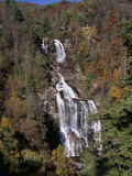 Scenic Whitewater Falls in Autumn