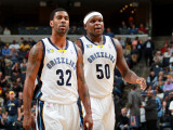 Charlotte Bobcats v Memphis Grizzlies: OJ Mayo and Zach Randolph
