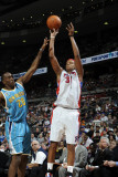 New Orleans Hornets v Detroit Pistons: Charlie Villanueva and Quincy Pondexter