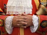 Close of Of the Dartmouth Town Crier's Hands