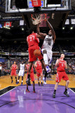 Houston Rockets v Sacramento Kings: Samuel Dalembert and Jordan Hill