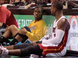New Orleans Hornets v Miami Heat: Dwyane Wade and Chris Paul
