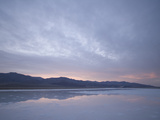 Sunset Behind the Panamint Mountains on the West Edge of Death Valley