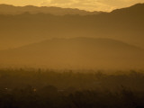 Haze Shimmering Above a Landscape