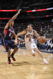 Atlanta Hawks v New Jersey Nets: Jordan Farmar and Jeff Teague