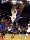 New York Knicks v Golden State Warriors: Monta Ellis and Ronny Turiaf