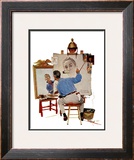 "Triple Self-Portrait"  February 13 1960