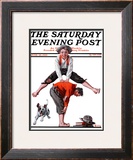 "Leapfrog" Saturday Evening Post Cover  June 28 1919