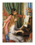 Two Young Girls at the Piano