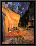 The Café Terrace on the Place du Forum  Arles  at Night  c1888