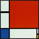 Composition with Red Blue Yellow