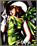 Jeune Fille Vert