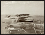 Dormier Do-X  in Flight over Norfolk  Virginia  1931