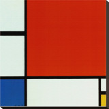 Composition with Red Blue Yellow
