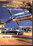 Fly the Rolls Royce way to London  1953