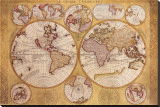 Antique Map  Globe Terrestre  1690