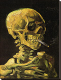 Skull with Burning Cigarette