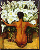 Nude with Calla Lilies