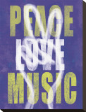 Peace  Love  Music