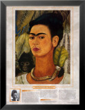 Notable Women Artists - Frida Kahlo - Self-Portrait with Monkey