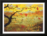 Apple Tree with Red Fruit  c1902