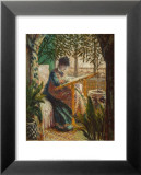 Madame Monet Embroidering  1875