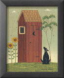 Outhouse with Dog