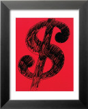 Dollar Sign  c1981 (black on red)