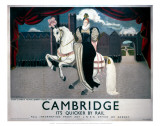 Queen Elizabeth on Horse Visiting Cambridge