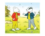 Rupert Bear and Bill Badger