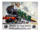 Speed to the West  Cornwall  Devon  Somerset  Wales GWR