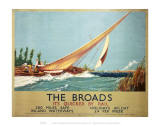 Broads Boat Blowing to Side