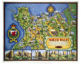 North Wales Map