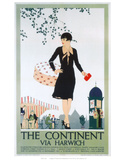 The Continent  Via Harwich