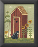 Outhouse with Cat