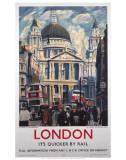 London  It's Quicker by Rail