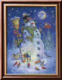 Snowman's Feathered Fun