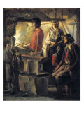 A Blacksmith in His Forge