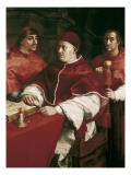 Portrait of Leo X with Cardinal Luigi De' Rossi and Giulio De Medici