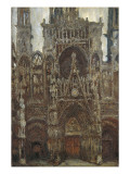 Rouen Cathedral  Evening  Harmony in Brown