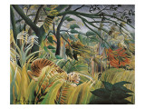Tiger in a Tropical Storm (Surprised!)