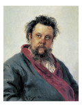 Portrait of Modest Mussorgsky