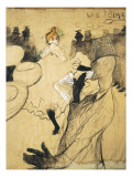 La Goulue and Valentin Le Desosse at the "Moulin Rouge"