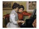 Yvonne and Christine Lerolle at the Piano