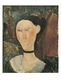 Woman with Velvet Ribbon (The Black Border)