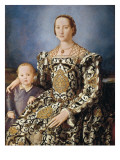 Portrait of Eleonora Di Toledo with Her Son Giovanni