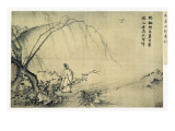 Walking on a Mountain Path in Spring