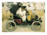 Ramon Casas and Pere Romeu in an Automobile