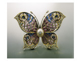 Modernist Pin  Butterfly-Shaped