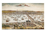Map of London in 18th C